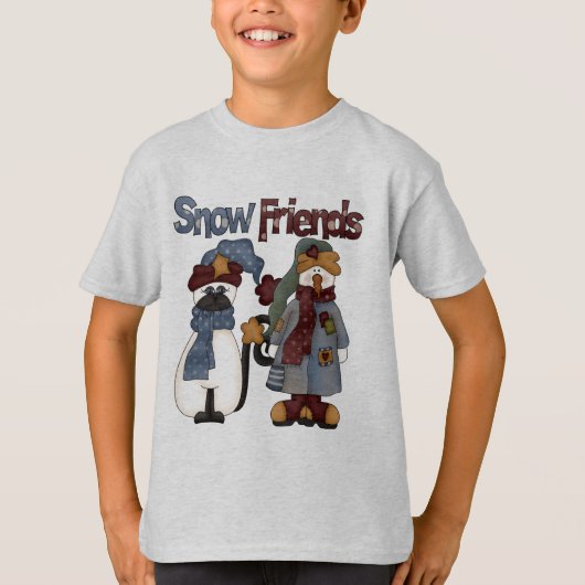 T-shirt Chandails et cadeaux d'amis de la neige (Devant)