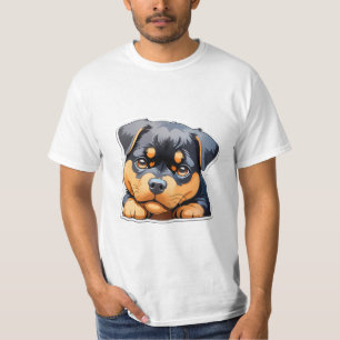 T-shirt Chandails Rottweiler Cute