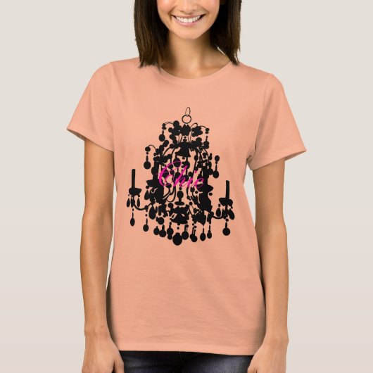 T-shirt Chandelier chic (Devant)