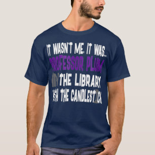 T-shirt Chandelier de bibliothèque Plum Professeur - Chem