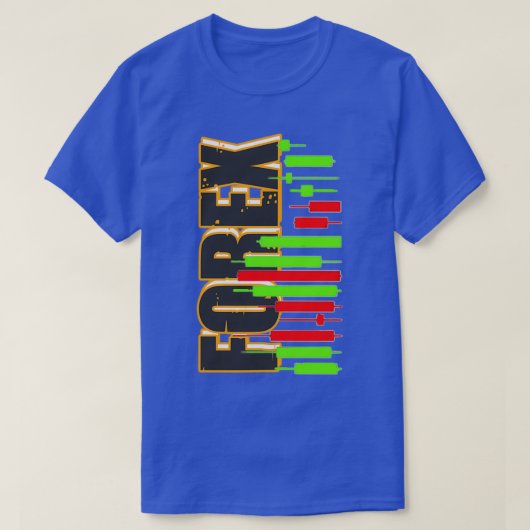 T-shirt Chandelles Forex Trader (Design devant)