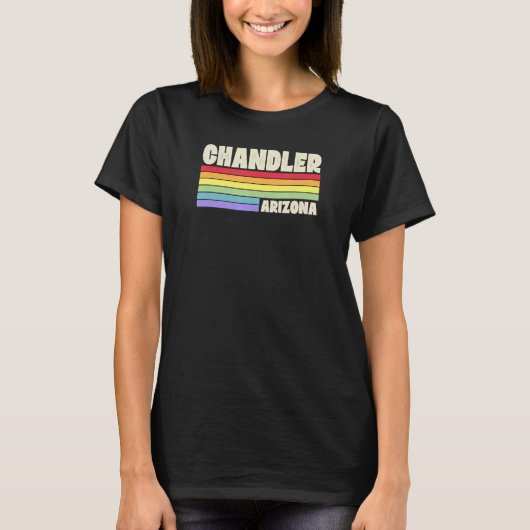 T-shirt Chandler Arizona Pride Rainbow Flag Gay pride Merc (Devant)