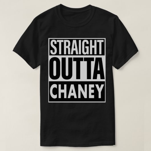 T-shirt Chaney Nom Droit Devant Chaney (Design devant)