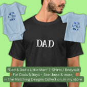 T-shirt Change Text / Title - "DAD"  - Matching Father Son
