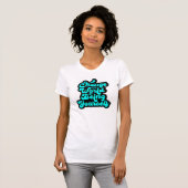 T-shirt change the world by being yourself (Devant entier)