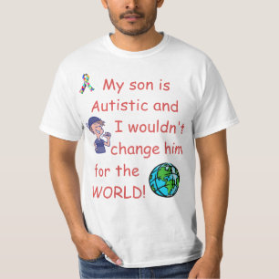 T-shirt Changement autiste de Child/Do pas pour le monde