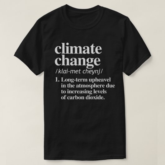T-shirt Changement climatique (Design devant)