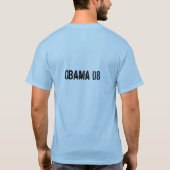 T-shirt Changement Obama de VoteFor (Dos)