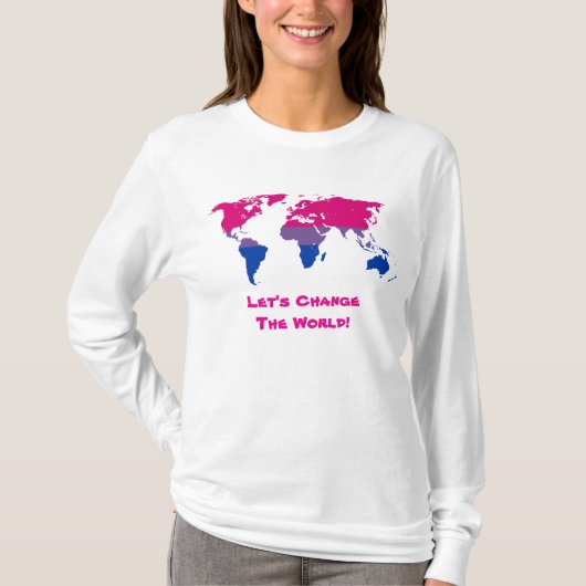 T-shirt Changeons le Sweatshirt mondial (Devant)