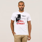 T-SHIRT CHANGER LE MONDE OCCUPY WALL STREET (Devant entier)