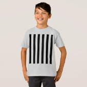 T-shirt Changer les bandes grises en n'importe quelle Pers (Devant entier)