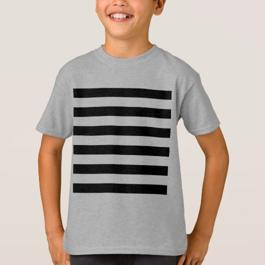 T-shirt Changer les bandes grises en n'importe quelle Pers (Devant)