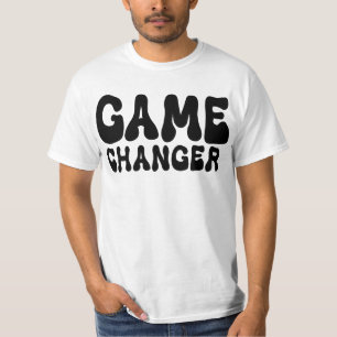 T-shirt Changeur de jeu drôle typo vintage