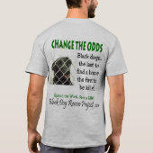 T-shirt Changez la chance avant et dos (Dos)