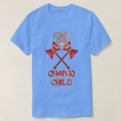 T-shirt Chango Lightning Enfant Chargé Twin Double Ax Cla (Design devant)