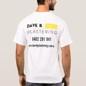 T-shirt Chanlet professionnel (Dos)