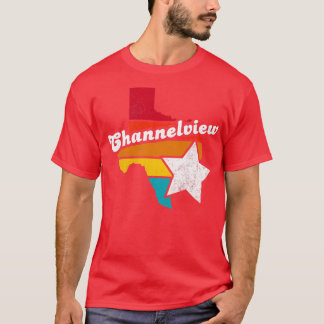 T-shirt Channelview Texas Vintage Souvenir déshabillé 2