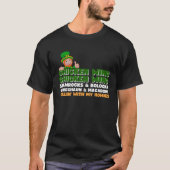 T-shirt Chanson d'aile de poulet Chanson d'aile de poulet (Devant)