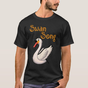 T-shirt Chanson de cygne chante musique jeu