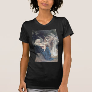 T-shirt Chanson des anges peignant l'antique bébé religi