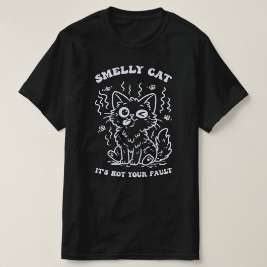 T-shirt Chanson Iconique Chat Puant (Design devant)
