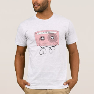 T-shirt Chansons d'amour pour la bande de cassette de la S