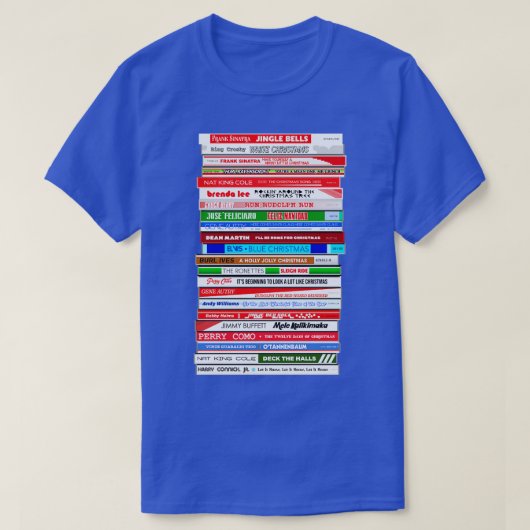 T-shirt Chansons de Noël classiques - Stack CD (Design devant)