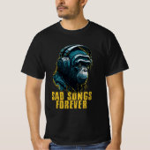 T-shirt Chansons Tristes Pour Toujours, Mélodies Mélancoli (Devant)