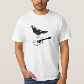 T-shirt chant de guitare raven (Devant)