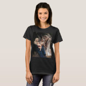 T-shirt Chant des Anges (1881) par Bouguereau (Devant entier)