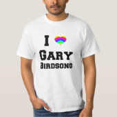T-shirt Chant d'oiseau d'I <3 Gary (Devant)