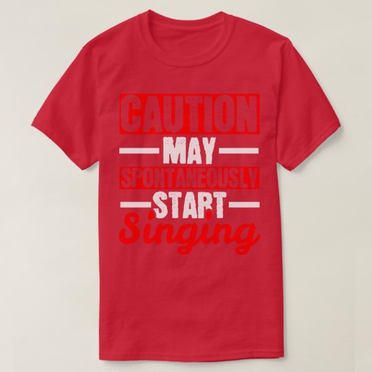 T-shirt Chanter (Design devant)
