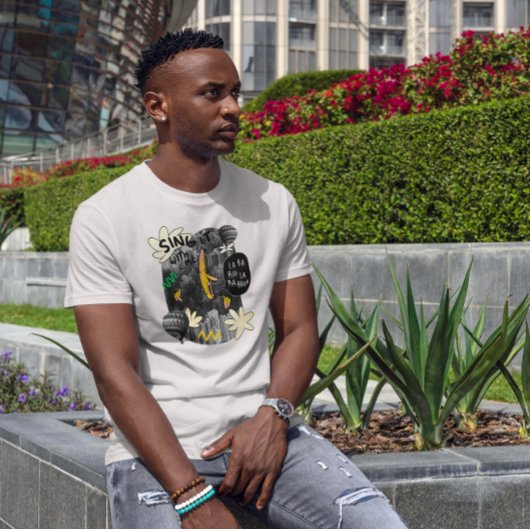 T-shirt Chanter géant