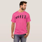 T-shirt Chanter L'Évolution Née À Chanter (Devant entier)