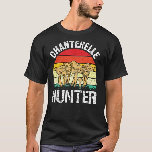 T-shirt Chanterelle Hunter Chasse aux champignons (Devant)