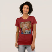 T-shirt Chanteur bleu (Devant entier)