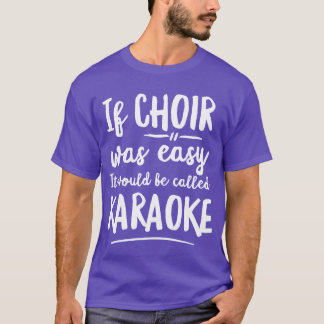T-shirt Chanteur de chœur de spectacle de théâtre musical