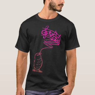 T-shirt Chanteur d'oiseaux Nature Amour ou Chanteur