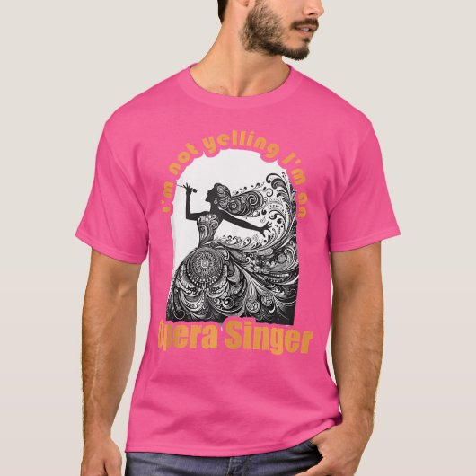 T-shirt Chanteur d'opéra (Devant)
