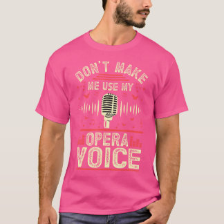 T-shirt Chanteur d'opéra