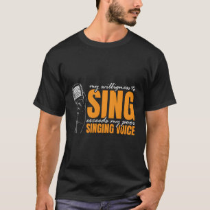 T-shirt Chanteur Karaoke chanter Expert Karaoke Nights