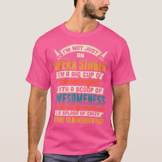T-shirt Chanteur Opéra Pour Opéra Vocaliste Tenor Chanteur