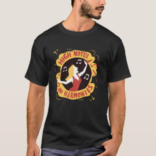 T-shirt Chanteur Soprano Vocal Range Vocalist Voice Singer