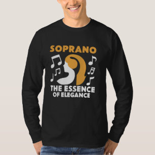 T-shirt Chanteur Soprano Vocal Range Vocalist Voice Singer