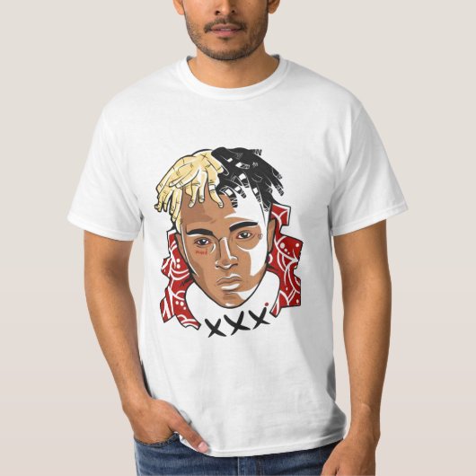 T-shirt Chanteur Xxxtentacion (Devant)