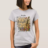 T-shirt Chantez au dieu graphique féminin (Devant)
