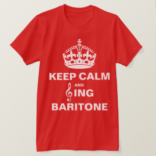 T-shirt Chantez le baryton