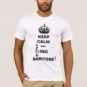 T-shirt Chantez le baryton