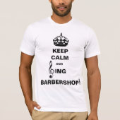 T-shirt Chantez le raseur-coiffeur (Devant)