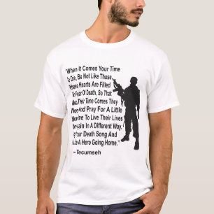 T-shirt Chantez votre chanson de la mort et mourez comme